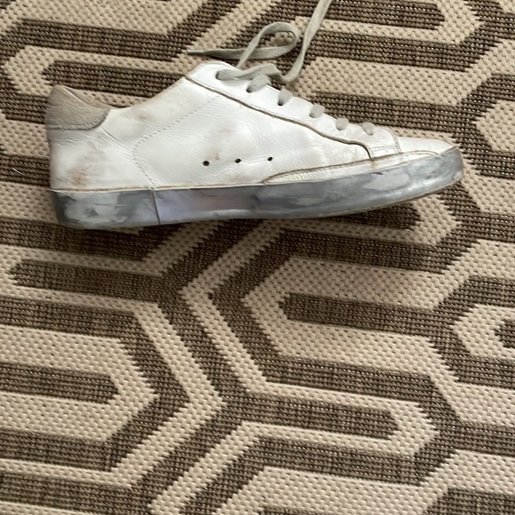 Classic Golden Goose White with Silver. Size 38. - Picture 6 of 8